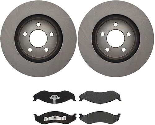 4X Front Brake Pads and Rotors Kit Automotive Replacement Brake Kits For Jeep Cherokee 1990-1999 For Jeep Comanche 1990-1992 For Jeep Grand Cherokee