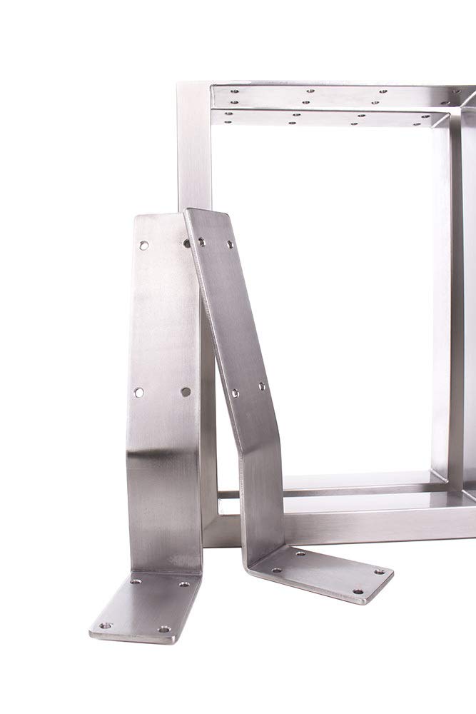 KTC Tec Soporte para respaldo de acero inoxidable (1 unidad)