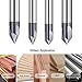 ASNOMY 4Pcs Carbide Chamfer End Mill V Groove Router Bit 60 Degree and 90 Degree, 3 Flutes CNC Milling Cutter V Bits for Carving and Engraving