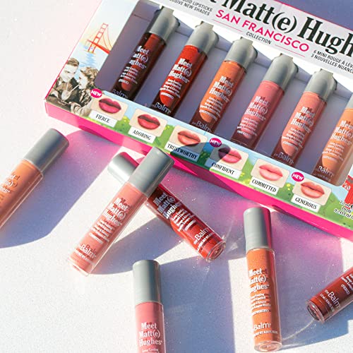 Thebalm Meet Matte Hughes® San Francisco - Set Of 6 Mini Long-Lasting Liquid Lipsticks, 2.4 Fl. Oz. #TOP6