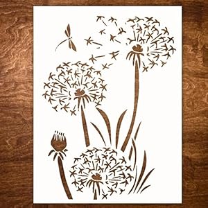 Dly Lifestyle BF12 Pusteblume Schablone 20,3x25,4 cm