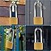 QBXMY7 2 Pcs Padlock with Keys, 6.4 Inch Long Keyed Padlocks, Shackle Pad Lock with Keys, Lock and Key Set for Outdoor Fence Storage Unit Toolbox Shed Gym Locker Padlocks with Key