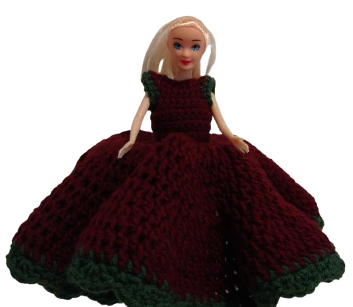 crochet toilet paper dress Crochet Toilet Paper Cozy, Barbie Doll Dress, Nostalgic Decor, TP Cover, Gift 4 Hostess, Housewarmin