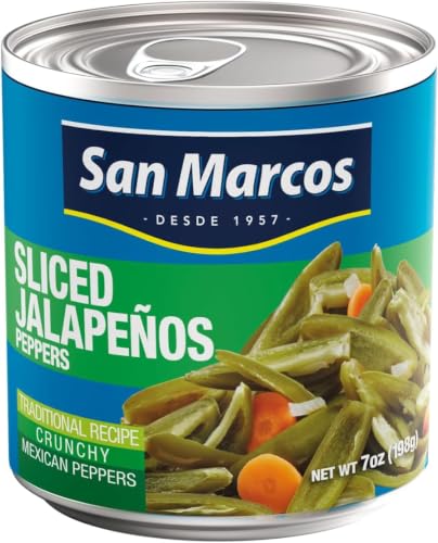 Image of San Marcos Sliced Jalapeno Peppers, 7 Ounce (Pack of 5)
