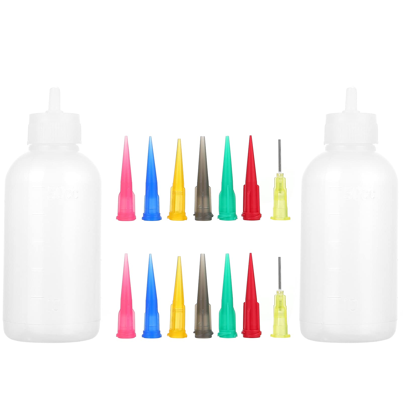 Buy Hemobllo 2 Sets Needle Tip Applicator Bottles Dropper Bottles