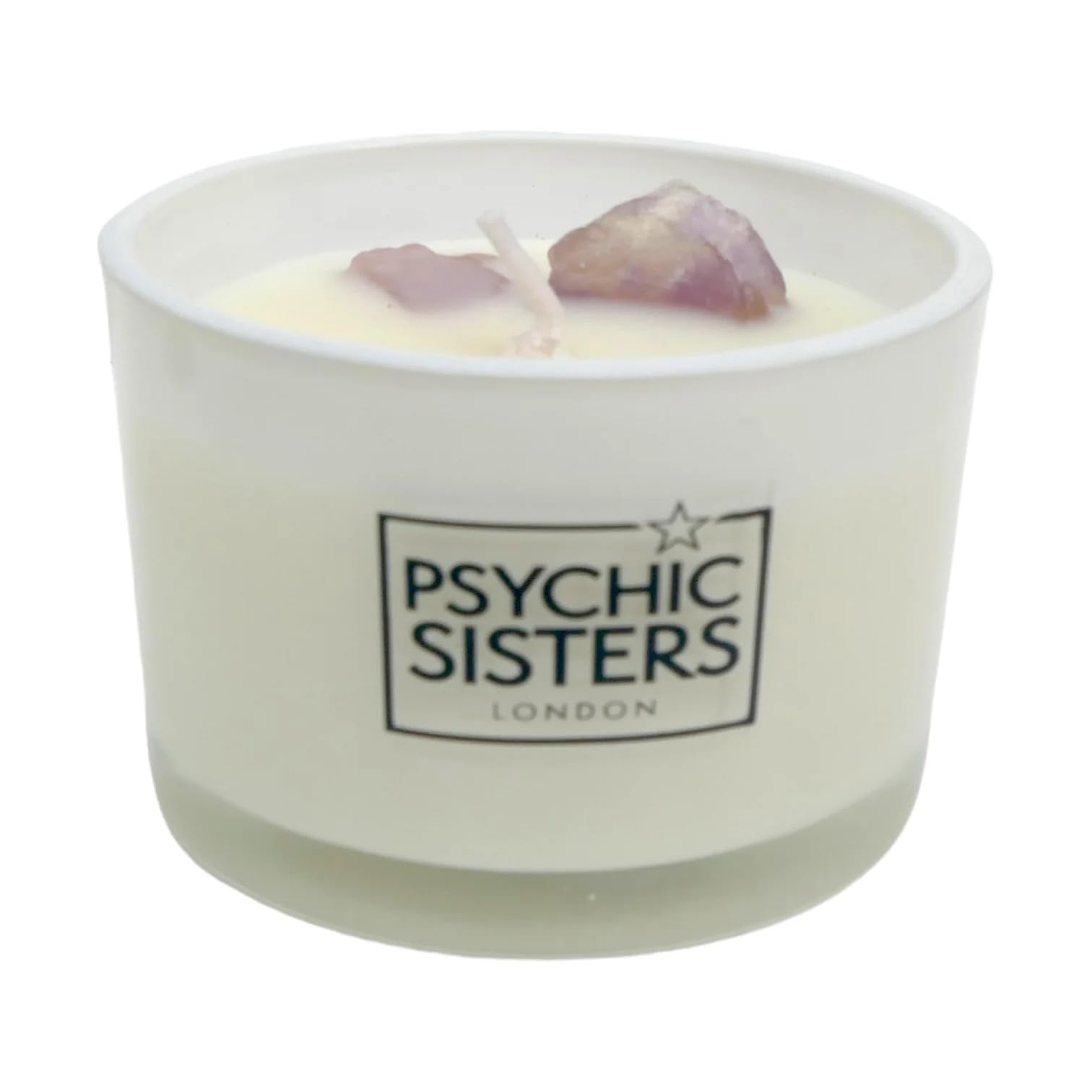 Psychic Sisters Gemstone Candle (Amethyst - Vanilla)