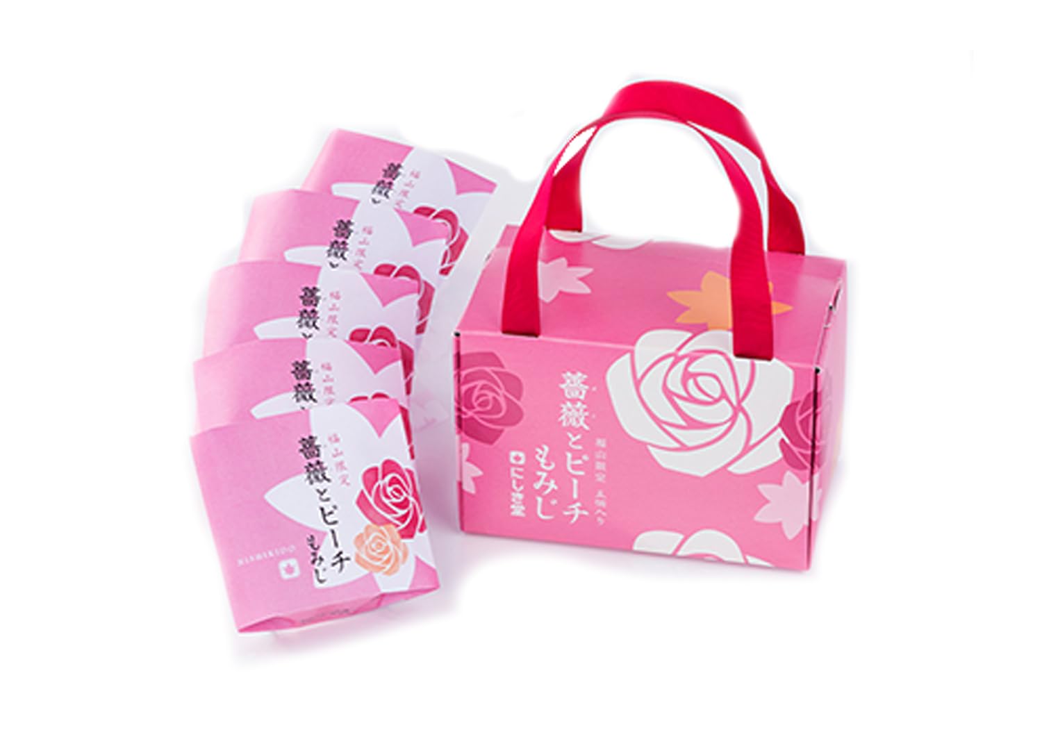 Amazon.co.jp: 薔薇とピーチもみじ 5個 (箱入り) 福山限定 ご当地