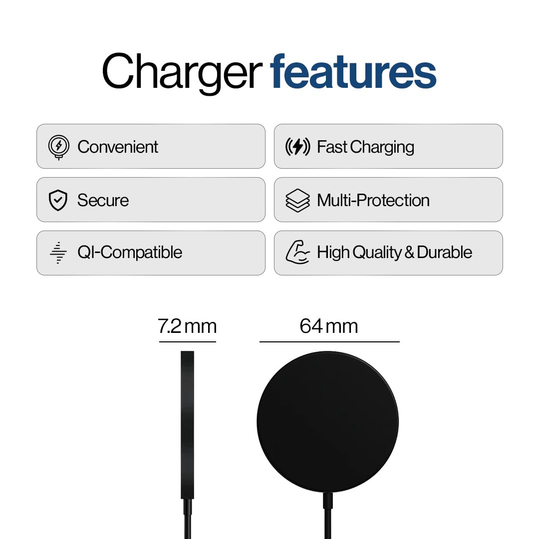 Caricabatterie wireless da 15 W Pad per schede di tracciamento QI Pad di ricarica rapida compatibile con auricolari iPhone Android Superficie antiscivolo Raffreddamento avanzato