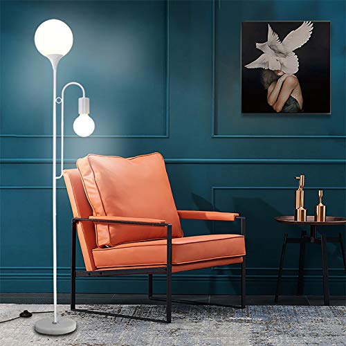 Lampadaire pour salon nordique et chambre cocon avec sa sphère lumineuse douce