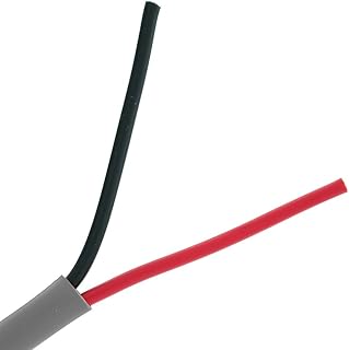 Cable Central LLC (10 Pack) Security/Alarm Wire, Gray, 18/2 (18AWG 2 Conductor), Stranded, CMR/Inwall Rated, Pullbox, 1000 Feet
