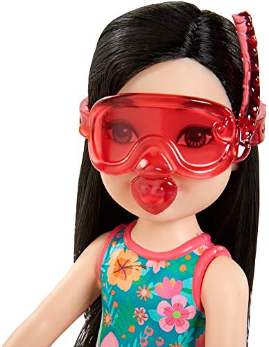 Barbie GRT83 - Barbie und Chelsea „Der verrückte Geburtstag“ Spielset mit Chelsea-Puppe (brünett, ca. 15 cm), Dschungeltier, Schwimmreifen und Zubehör, für Kinder von 3 bis 7 Jahren – Bild 3