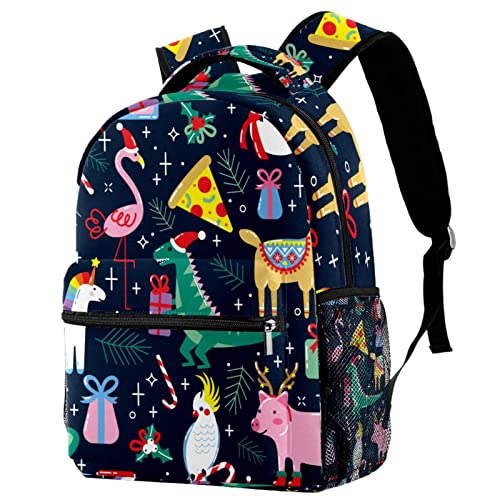 Sac à dos de voyage noir avec porte-bouteille pour loisirs et campus