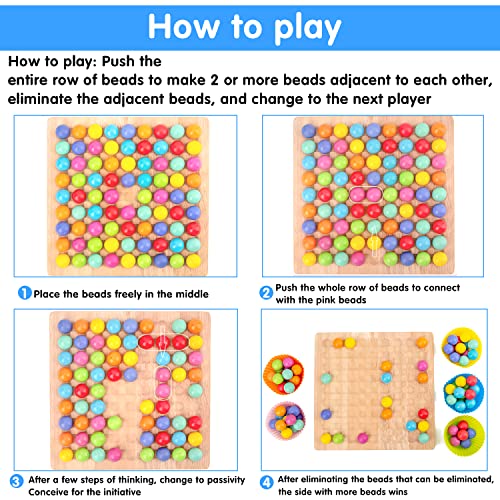 Giocattoli Legno Perline Gioco, Gioco Tavolo