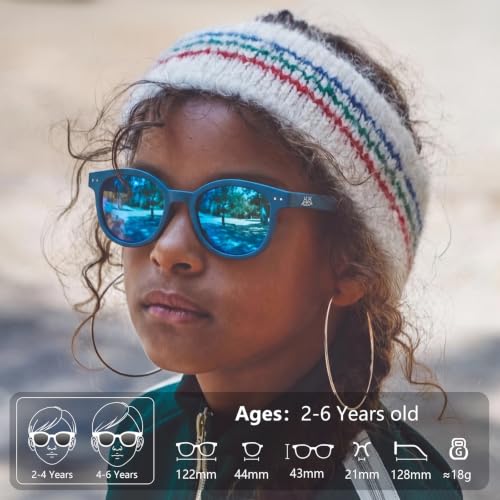 Image of EYEBUDDY Kids Toddler Sunglasses Age 2-4 /3-5 Boys Girls Polarized UV Protection Sun Glasses for Age 2-8