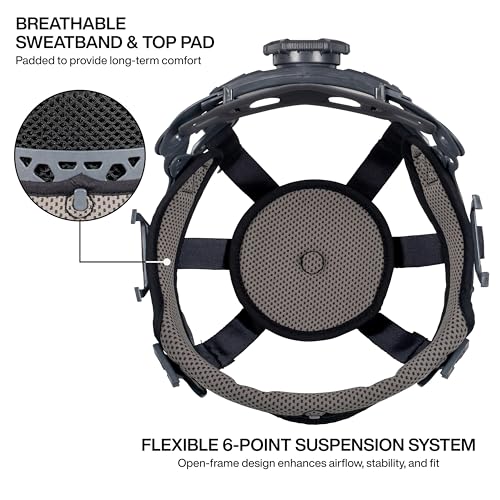 Casque rigide bord complet type 2 Klein Tools avec suspension 6 points