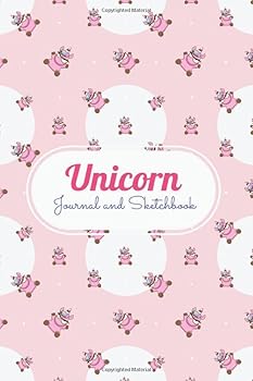 Paperback Unicorn Journal and Sketchbook Book
