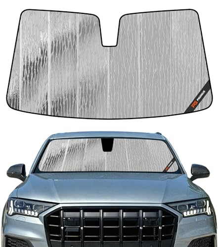 Pigenius Windshield Sun Shade for Audi Q7/SQ7 2020-2026 Front Window Sunshade - AstraGuard