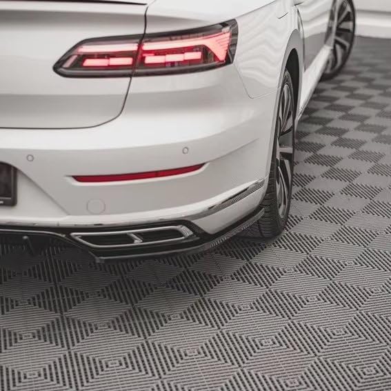 Diffuseur de lèvre de pare-chocs arrière Arteon 2020-2023 avec spoiler de séparation latérale - 3