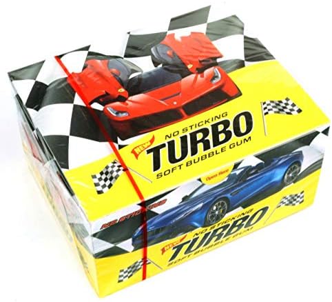 Turbo Soft Bubble Gum 1 box/100 Pieces