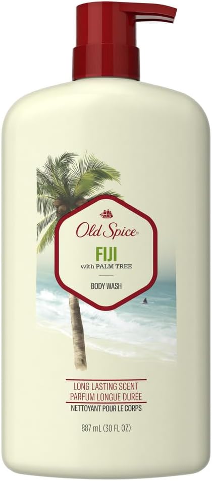 Fresher Fiji Scent Body Wash for Men, 30 Fluid Ounce
