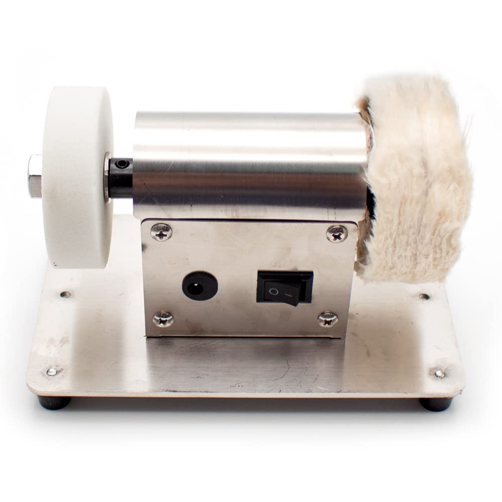 Mini Electric Bench Grinder Household Knife Sharpener Machine DIY Polishing Grinding Machine Speed Adjustable Jade Polisher