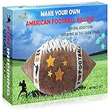 2Pepers Make Your Own American Football Pillow, Arts and Crafts Kit for Kids, Toy Gifts for Boys and...