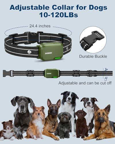 Dog Shock Collar - 4200FT Dog Training Collar with Remote Innovative IPX7 Waterproof with 4 Training Modes, Rechargeable E-Collar for All Breeds - 4
