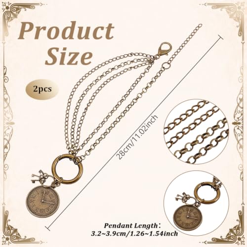 Chaînes à lacets en laiton bronze PH PandaHall pour bottes et baskets 28cm - 2