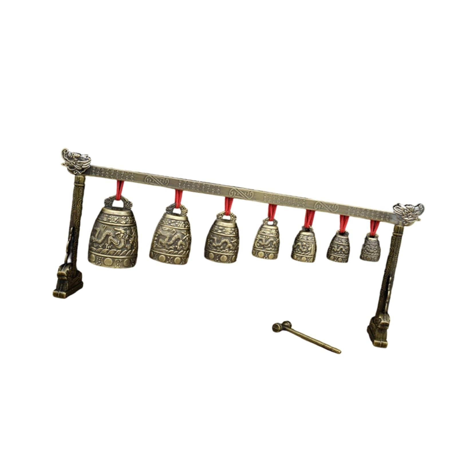 ZXFJYUIP Antique Style Chime Bells Musical Instrument Ornaments Living Room Decorations(2)