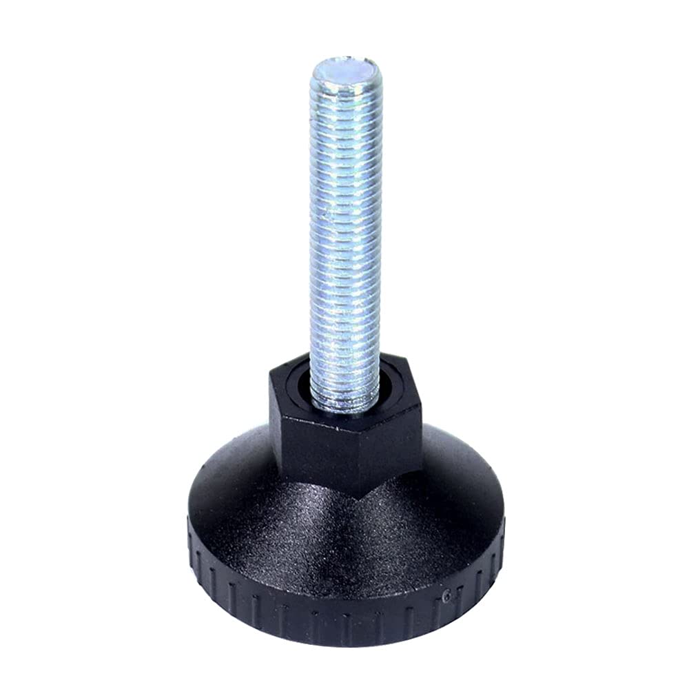 Badem10 Rotil Ayak M10 55 mm Siyah Profil Ayağı 8 cm