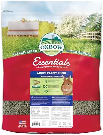 Oxbow Essentials - Alimento para Conejo para Adultos, 25 Libras.