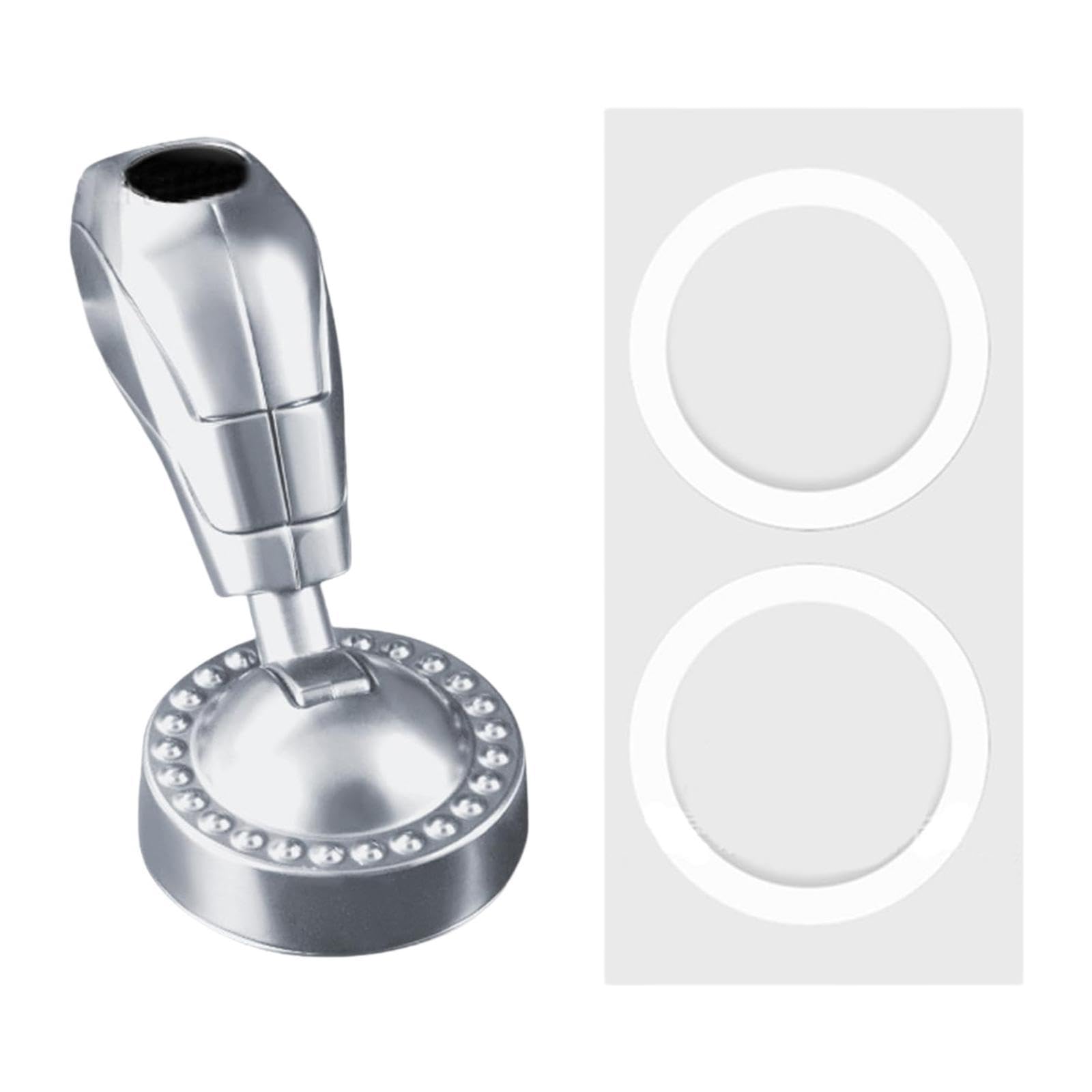 UJEAVETTE Push Start Button Cover Engine Start Button Cover Universal Unique Protector Silver-image-41