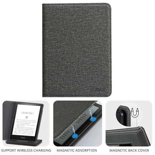 Image of CoBak Case with Stand for 6.8 inch E-Book Reader -Cover with Auto Sleep Wake,Card Slot,Hand Strap Feature - Fits 11th Generation（not Compatible with Meebook /KoBo）