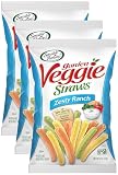 Sensible Portions Garden Veggie Straws Zesty Ranch, 7 Oz (Pack of 3)