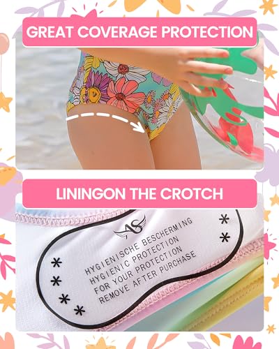 Image of Angel season Girls Swimsuits Kids Bathing Suit One Piece Swimwear with UPF 50+ Cute