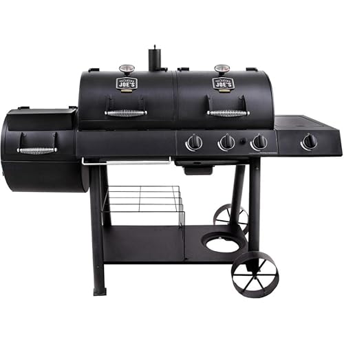 Longhorn Combo Smoker - 2 Head, 3 Burner + Side Burner