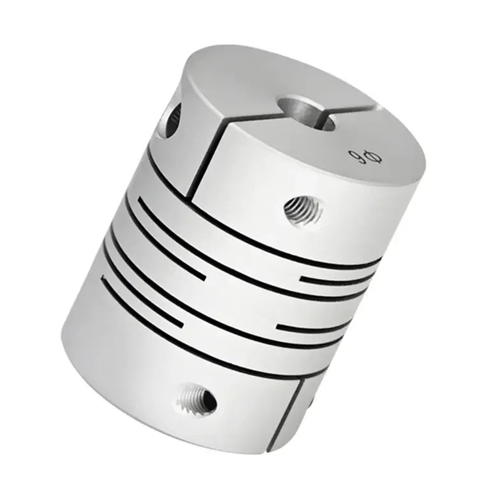1pc In Lega di Alluminio Linea Parallela di Accoppiamento D25L31 5/6/6.35/8/9.52/10/11/12mm di Serraggio Scanalatura di Accoppiamento Giunto Elastico | 12x12