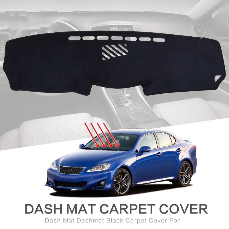 Dashmat protection tableau de bord Lexus IS300h anti-reflet - 3