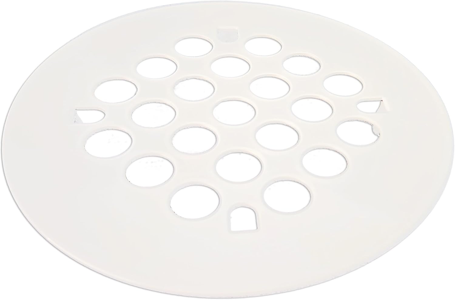 Westbrass Florestone Snap-In Shower Strainer, Powder Coat White, D3191-50