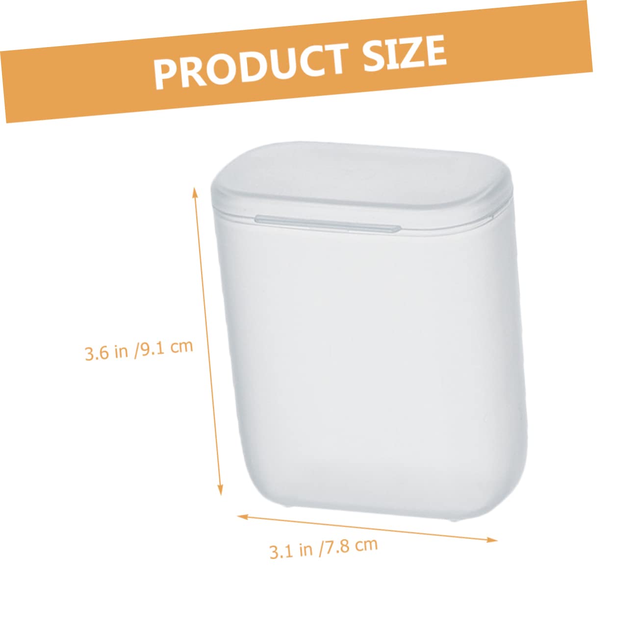 Boîte de Rangement Plastique avec Couvercle 3pcs PP Transparente