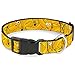 Buckle-Down Plastic Clip Collar - Bananas Stacked Cartoon Yellows - 1