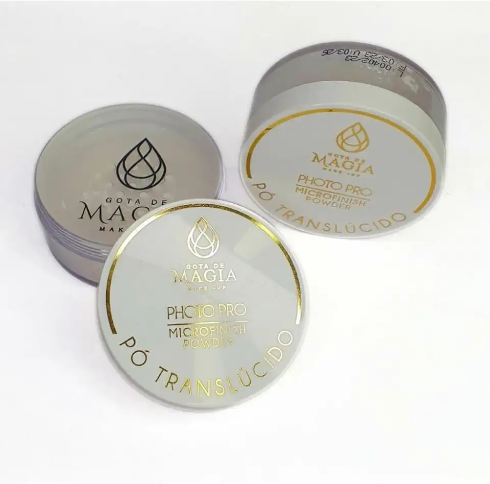 Pó Facial Translúcido Efeito Matte Vegano – Acabamento Natural, Controle de Oleosidade, Pele Uniforme e Toque Aveludado