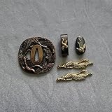 katana koshirae for sale TSUBA length:,About 8cm-9cm, between 3.14in-3.54in,width 7cm-8cm, between 2.75in-3.14in,