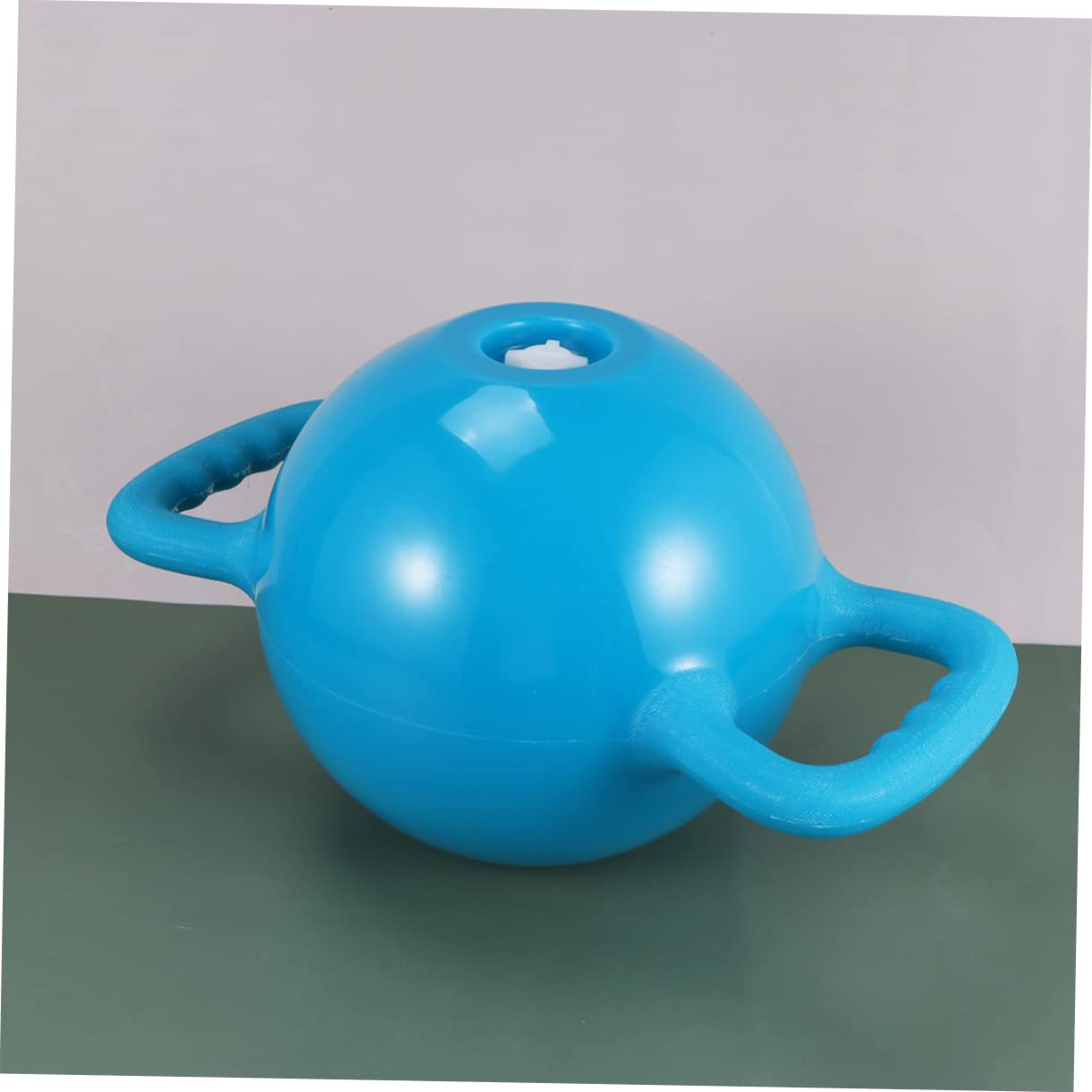 Happyyami Kettlebell Wodny Fitness z Podwójnymi Uchwytami Regulowany Ciężar z PVC Bezpieczny i Trwały Sprzęt Do Pilatesu Oraz Treningu Siłowego dla Kobiet i Mężczyzn Fioletowy