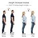 SQHT Height Increase Insoles - 1 Inch Heel Lift for Achilles Tendonitis, Heel Pain and Leg Length Discrepancy, Shoe Inserts for Men and Women (Large (1