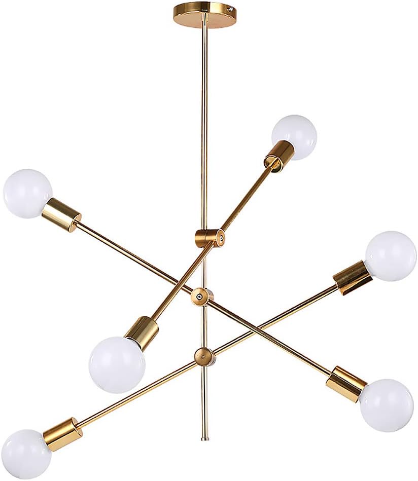 lampadario per cucina oro