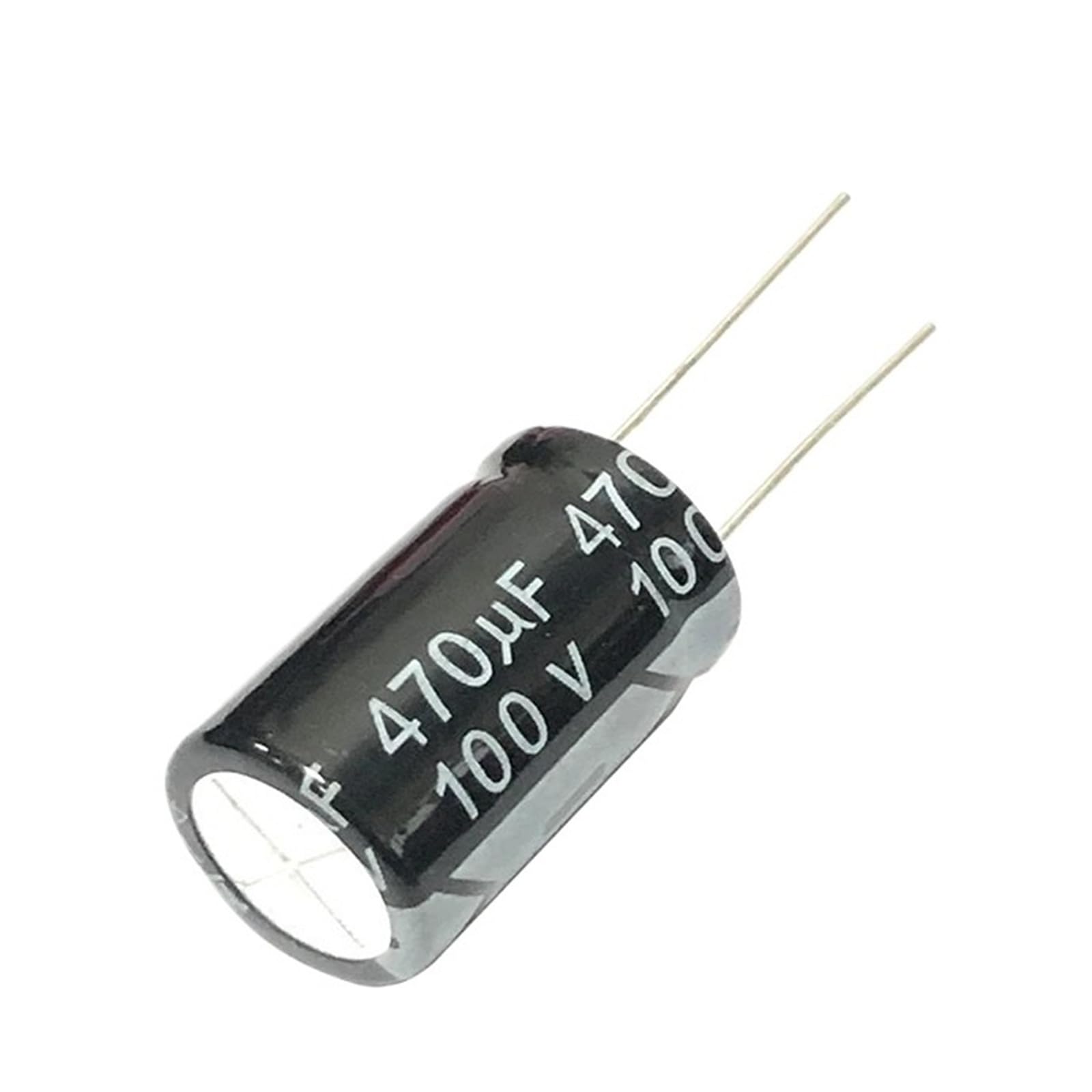 Condensateur 100V 470uF pour réparer un amplificateur hifi et supprimer le sifflement
