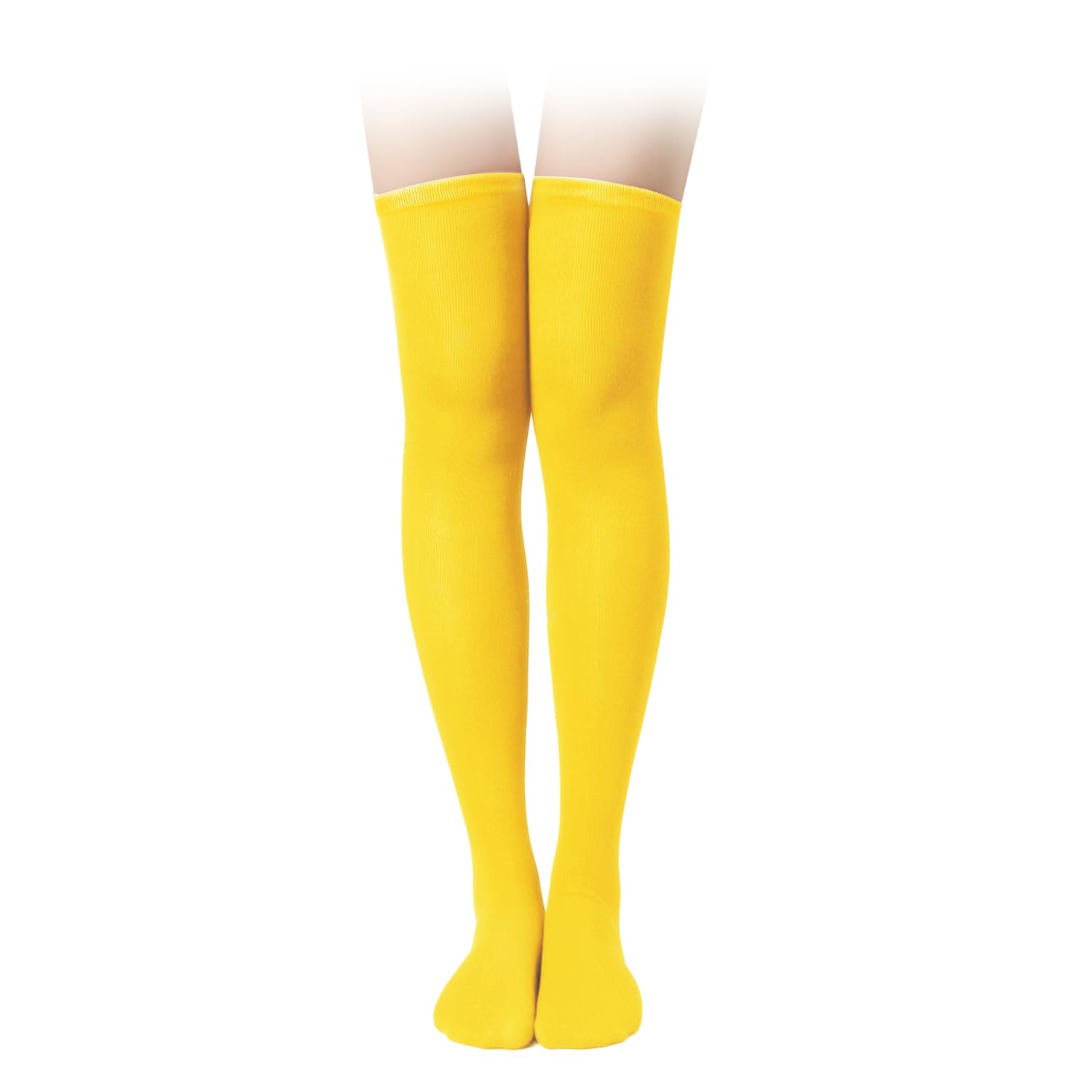 KINBOM 1 Par Calcetines Hasta el Muslo, Algodón Suaves Calcetines Hasta la Rodilla Medias Largas Calcetines Largos Disfraz para Mujeres Niñas Uso Diario Cosplay de Navidad