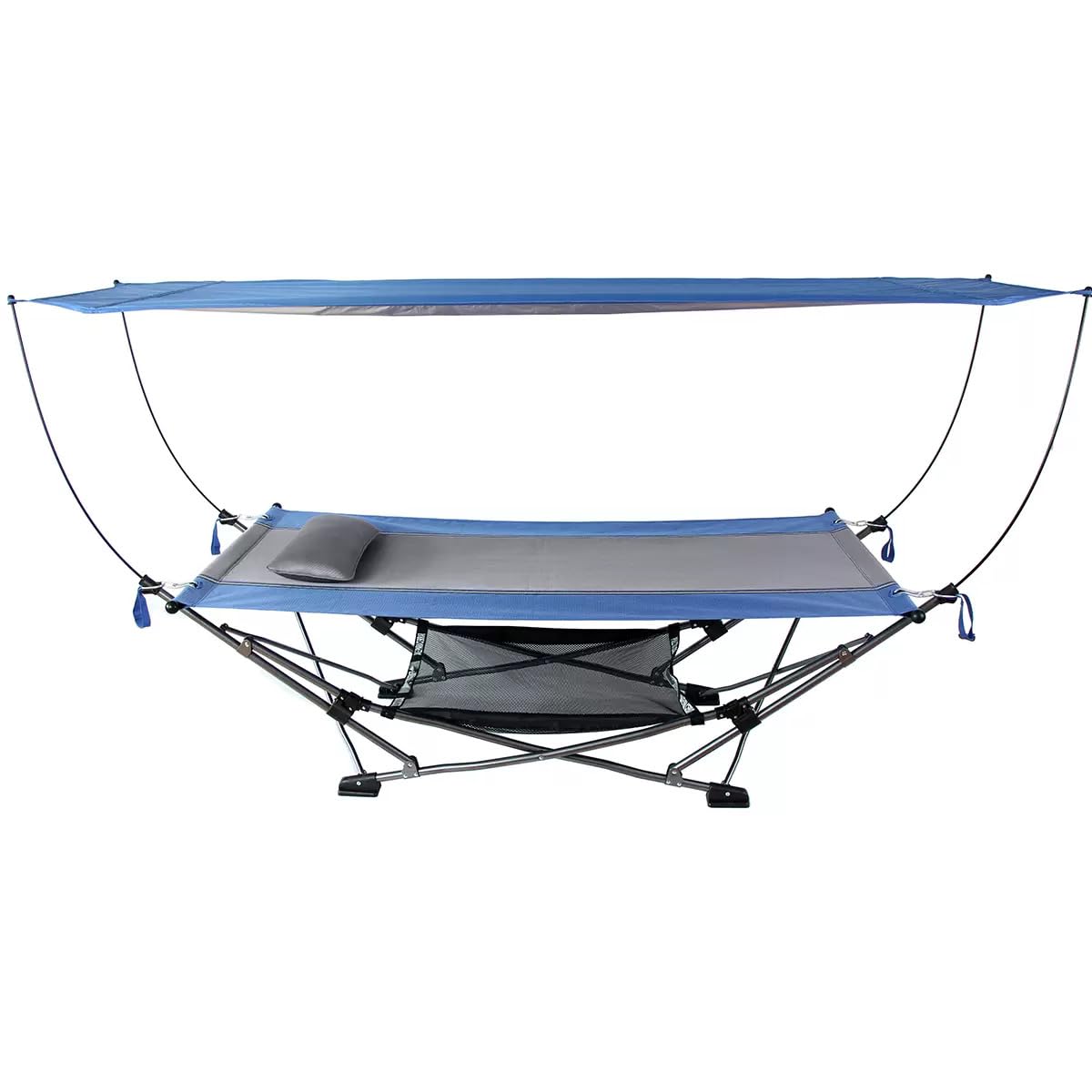 Amazon.co.jp: 折畳み式ハンモック キャノピー付 HAMMOCK