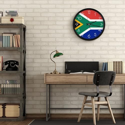 Horloge décorative Afrique du Sud moderne et ronde pour bureau